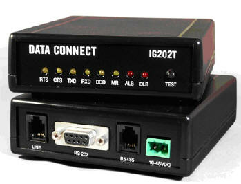 DATA CONNECT IG202T-DC INDUSTRIAL GRADE BELL 202T  10-53VDC MODEM